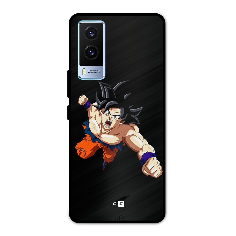 Fighting Goku Metal Back Case for Vivo V21e 5G