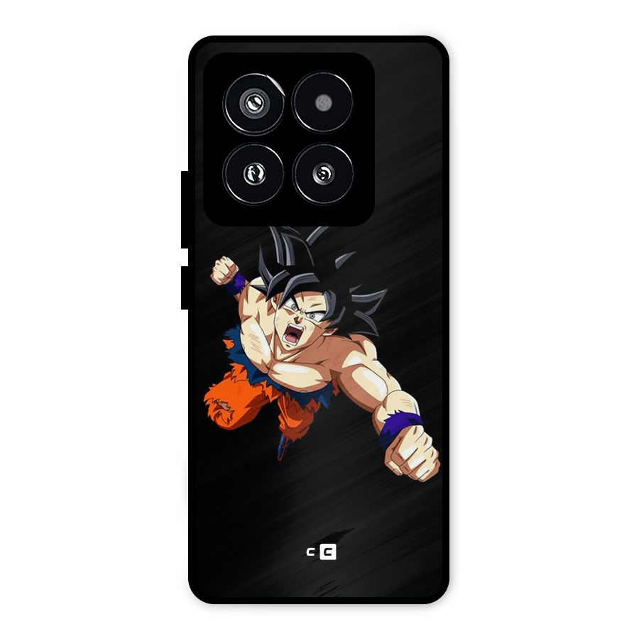 Fighting Goku Metal Back Case for Xiaomi 14 Pro