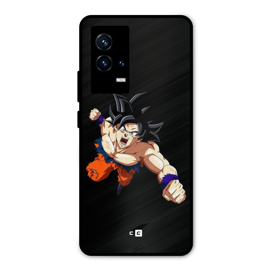 Fighting Goku Metal Back Case for iQOO 9 5G