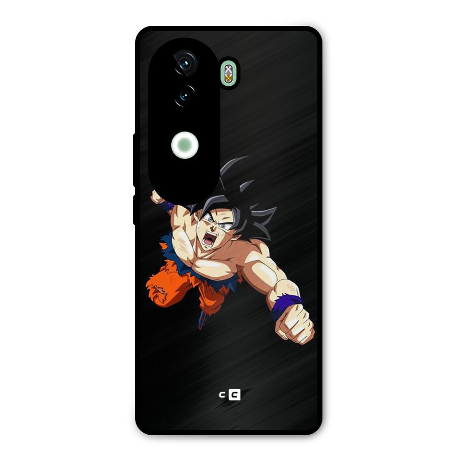 Fighting Goku Metal Back Case for iQOO Z9s