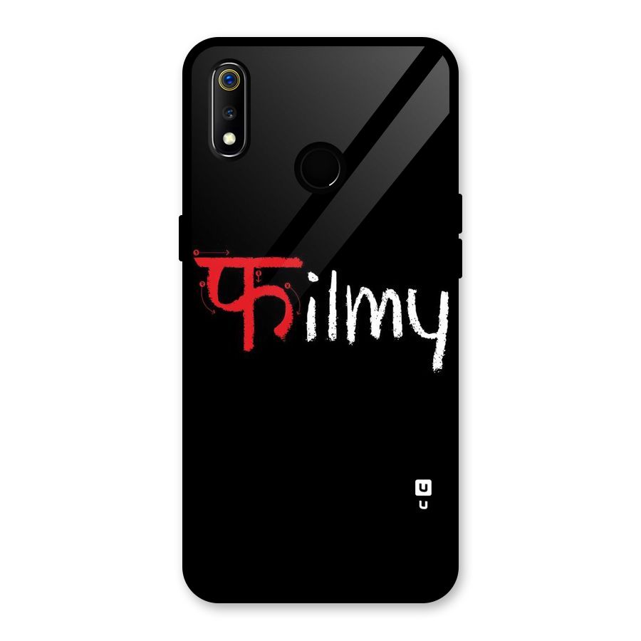 Filmy Glass Back Case for Realme 3