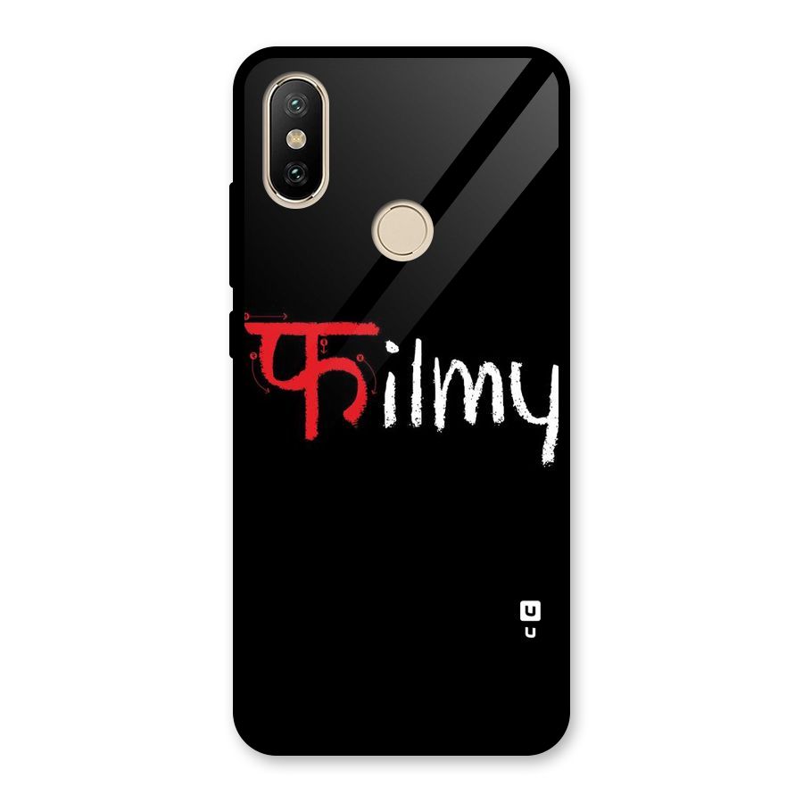 Filmy Glass Back Case for Redmi A1