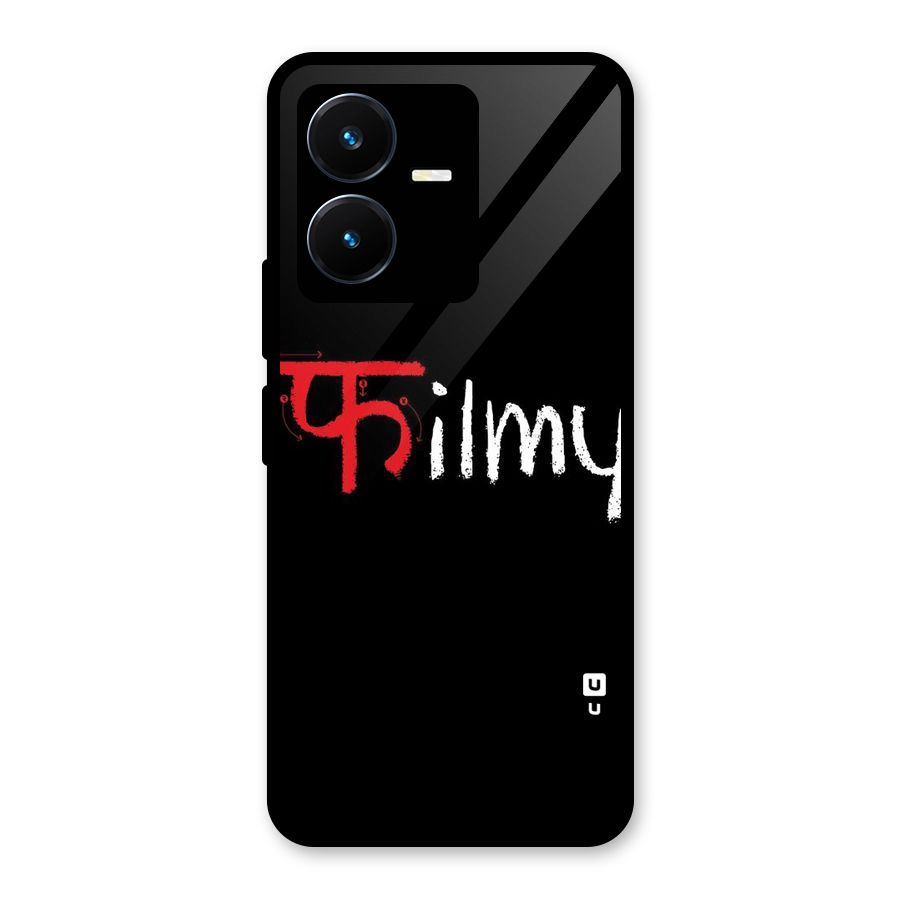 Filmy Glass Back Case for Vivo Y22s