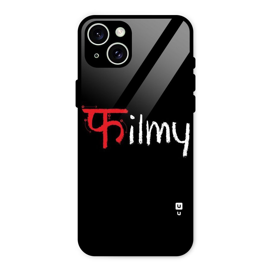 Filmy Glass Back Case for iPhone 15 Plus