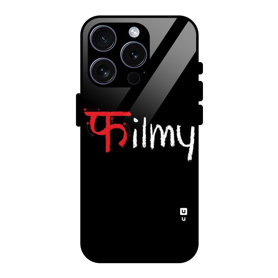 Filmy Glass Back Case for iPhone 15 Pro