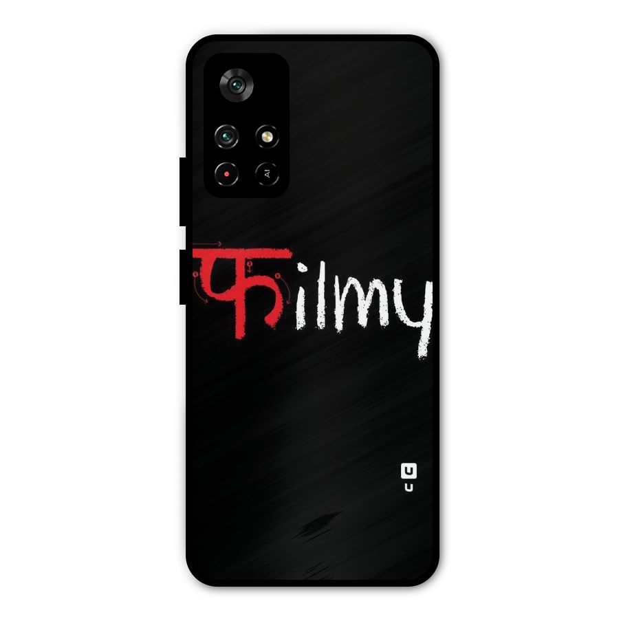 Filmy Metal Back Case for Poco M4 Pro 5G