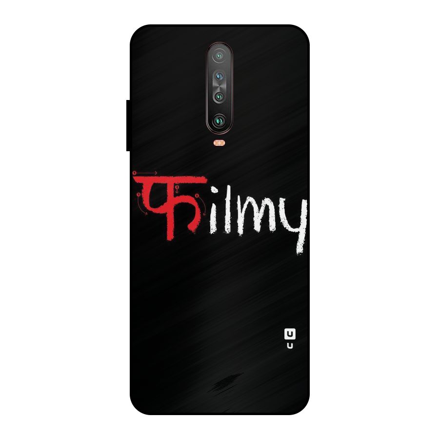 Filmy Metal Back Case for Poco X2