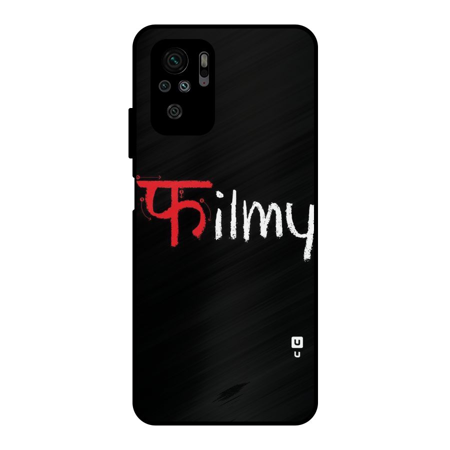 Filmy Metal Back Case for Redmi Note 10S