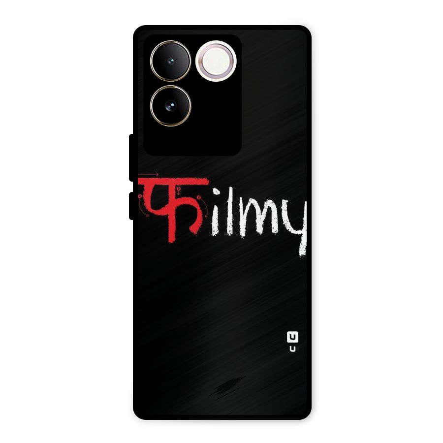 Filmy Metal Back Case for Vivo T2 Pro