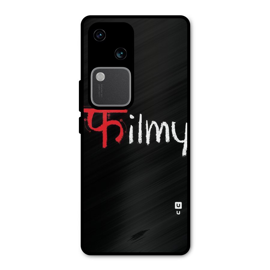 Filmy Metal Back Case for Vivo V30 Pro