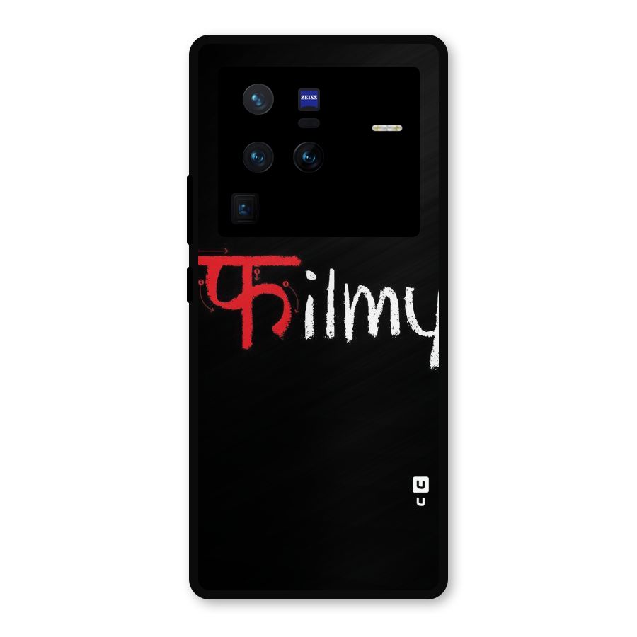 Filmy Metal Back Case for Vivo X80 Pro