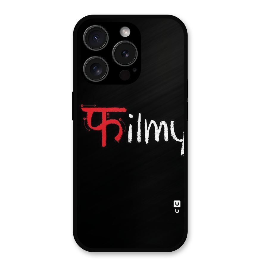Filmy Metal Back Case for iPhone 15 Pro