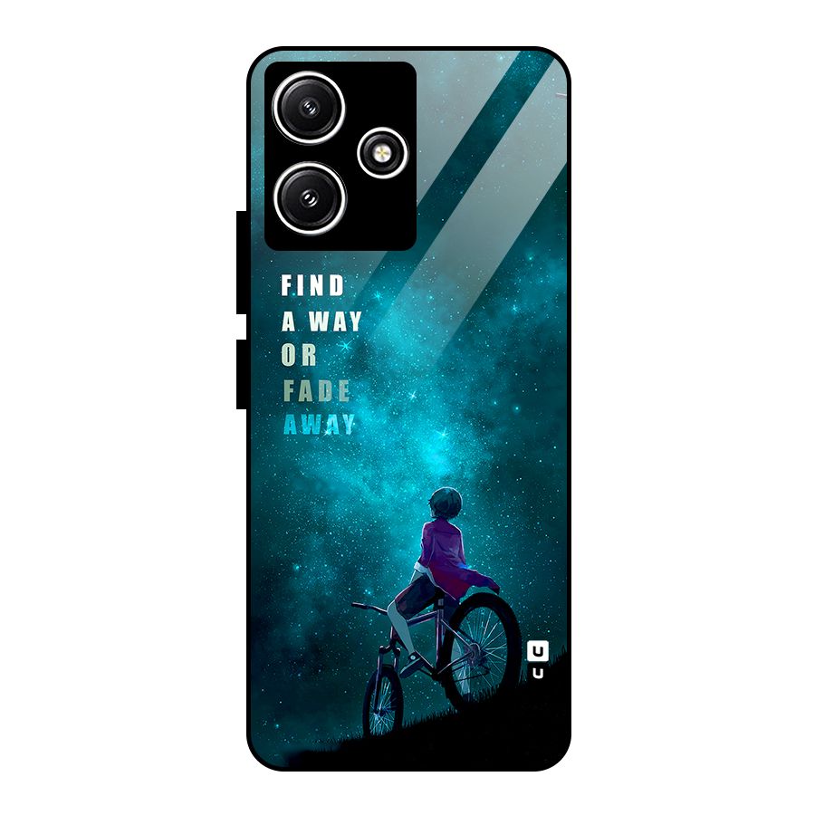 Find Your Way Glass Back Case for Poco M6 Pro