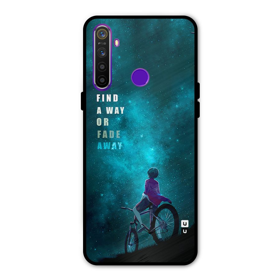 Find Your Way Glass Back Case for Realme 5s