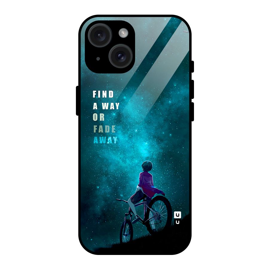 Find Your Way Glass Back Case for iPhone 15