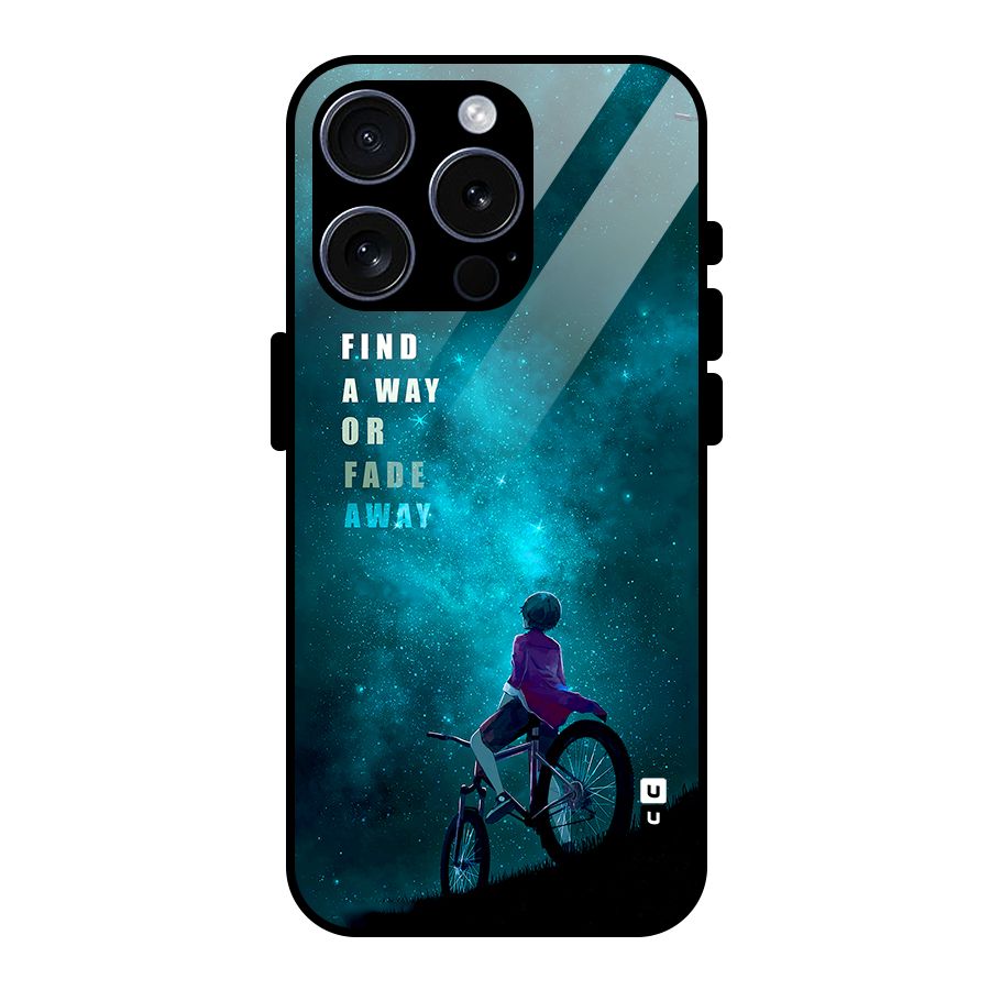 Find Your Way Glass Back Case for iPhone 15 Pro