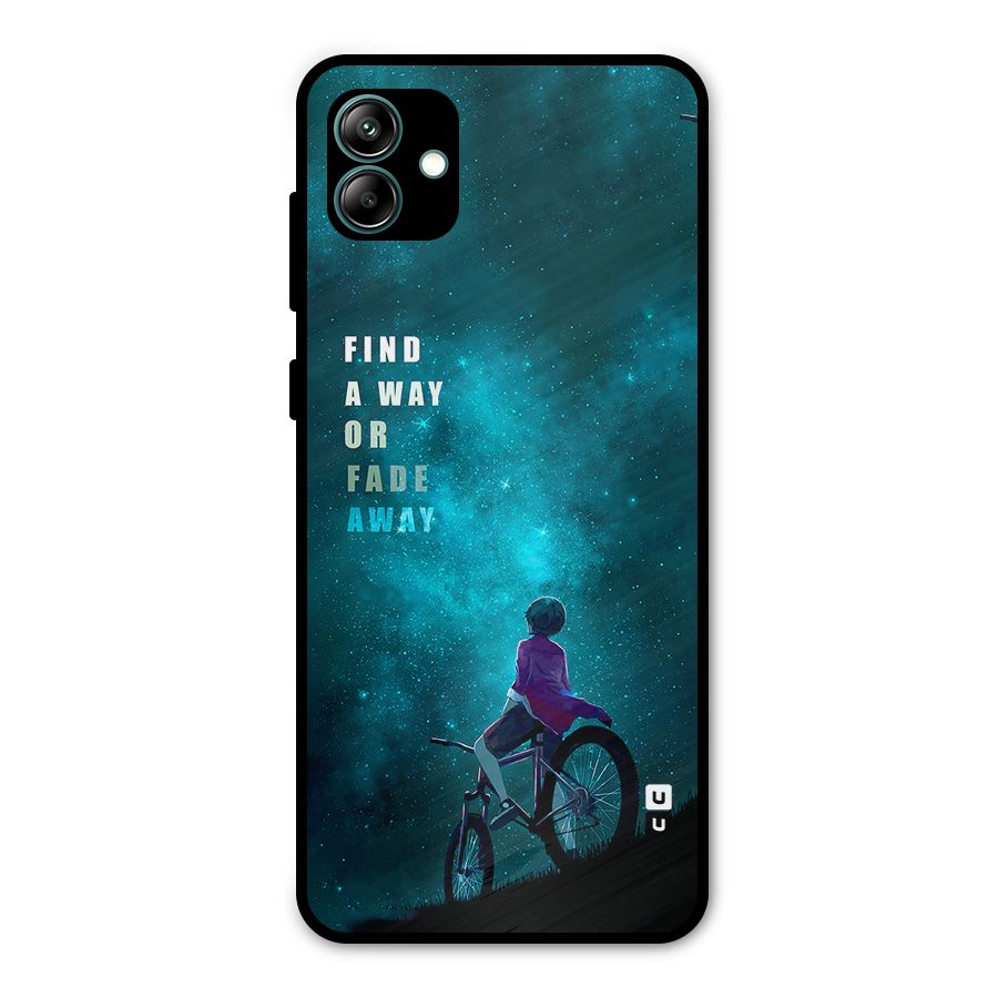Find Your Way Metal Back Case for Galaxy A04