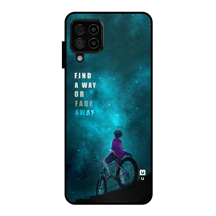 Find Your Way Metal Back Case for Galaxy A22 4G
