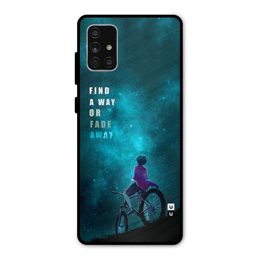 Find Your Way Metal Back Case for Galaxy A71