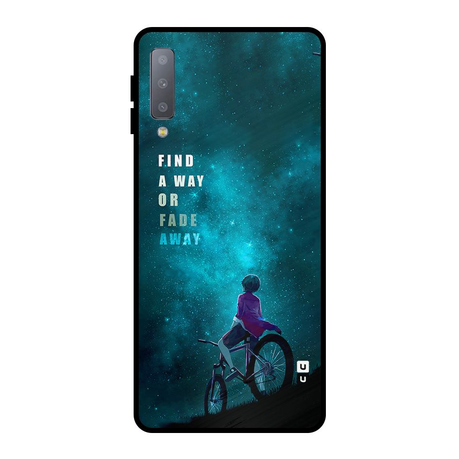 Find Your Way Metal Back Case for Galaxy A7 (2018)