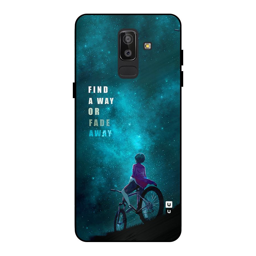 Find Your Way Metal Back Case for Galaxy J8