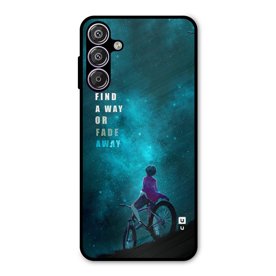 Find Your Way Metal Back Case for Galaxy M15