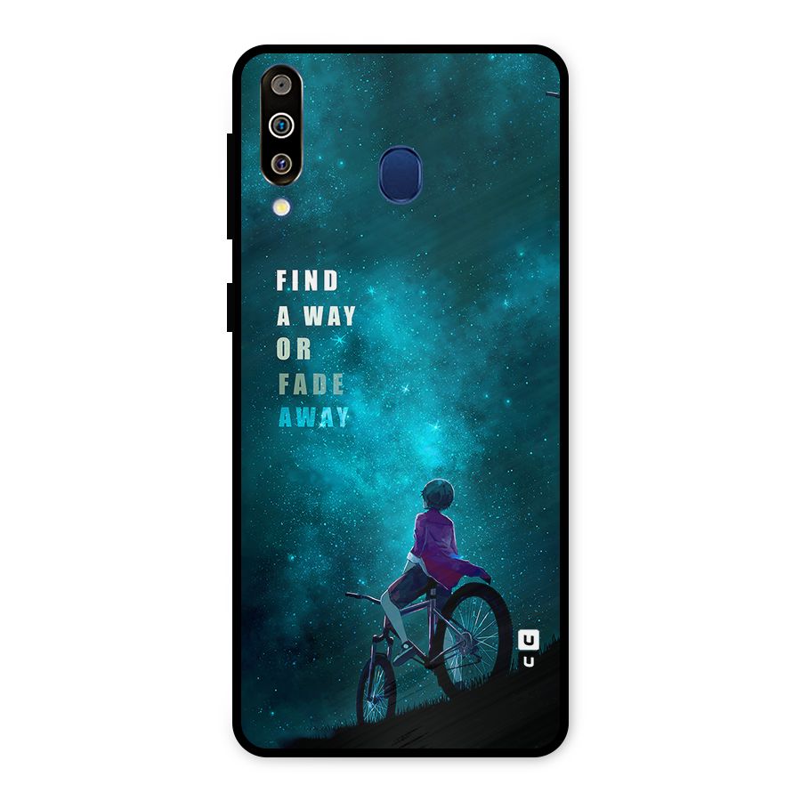 Find Your Way Metal Back Case for Galaxy M30