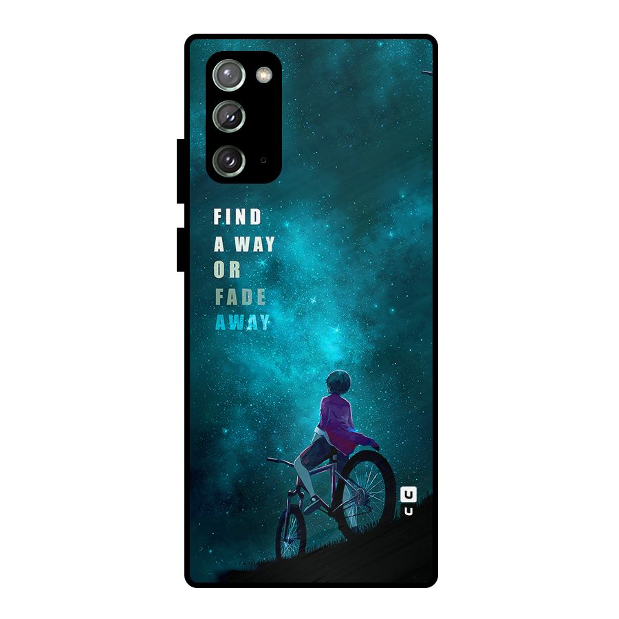 Find Your Way Metal Back Case for Galaxy Note 20