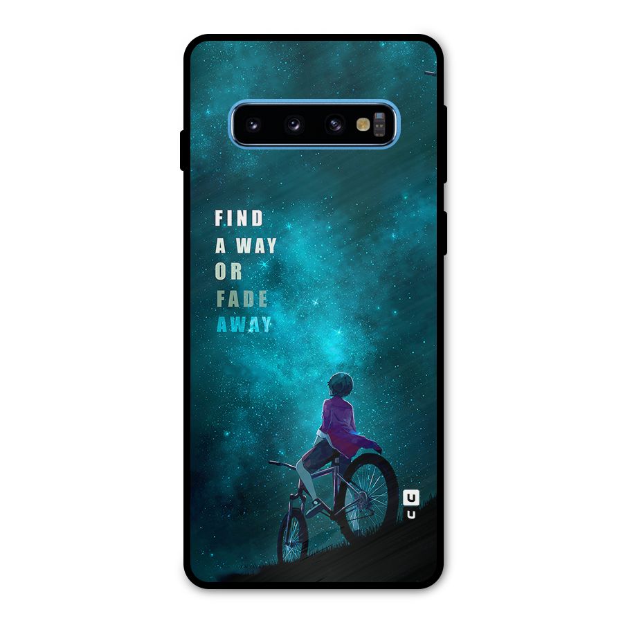 Find Your Way Metal Back Case for Galaxy S10