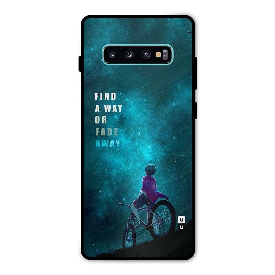 Find Your Way Metal Back Case for Galaxy S10 Plus