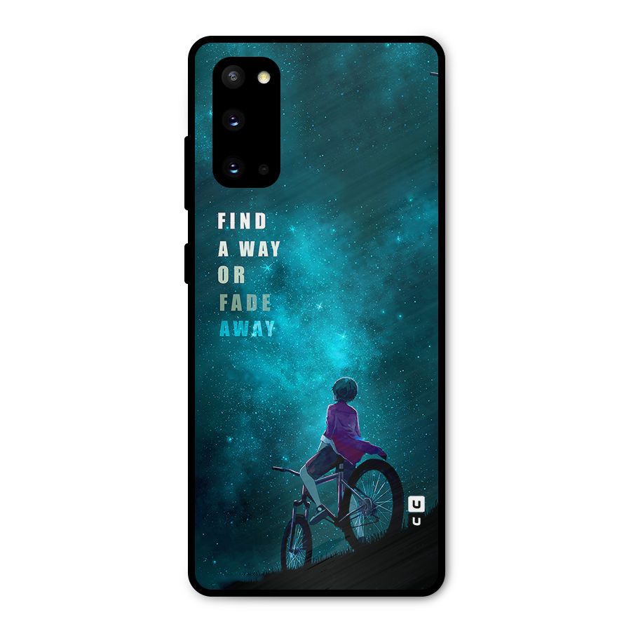 Find Your Way Metal Back Case for Galaxy S20