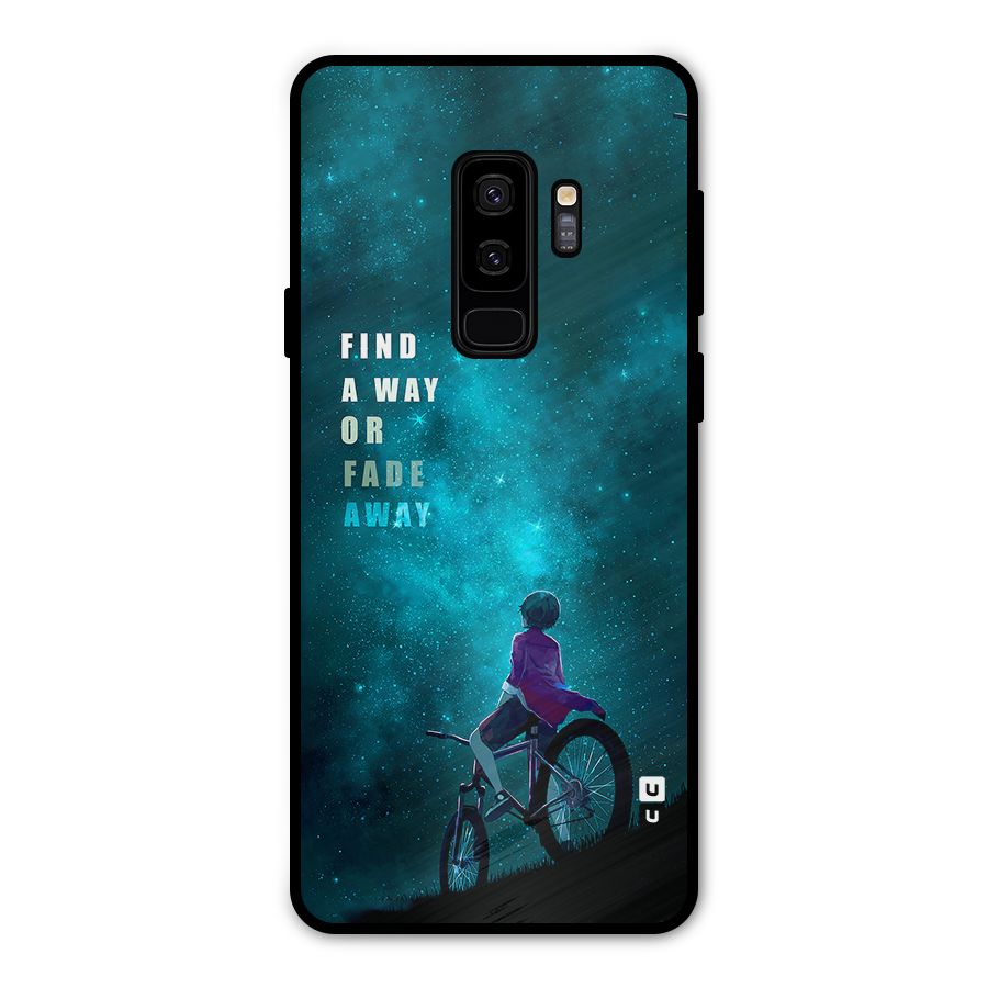 Find Your Way Metal Back Case for Galaxy S9 Plus