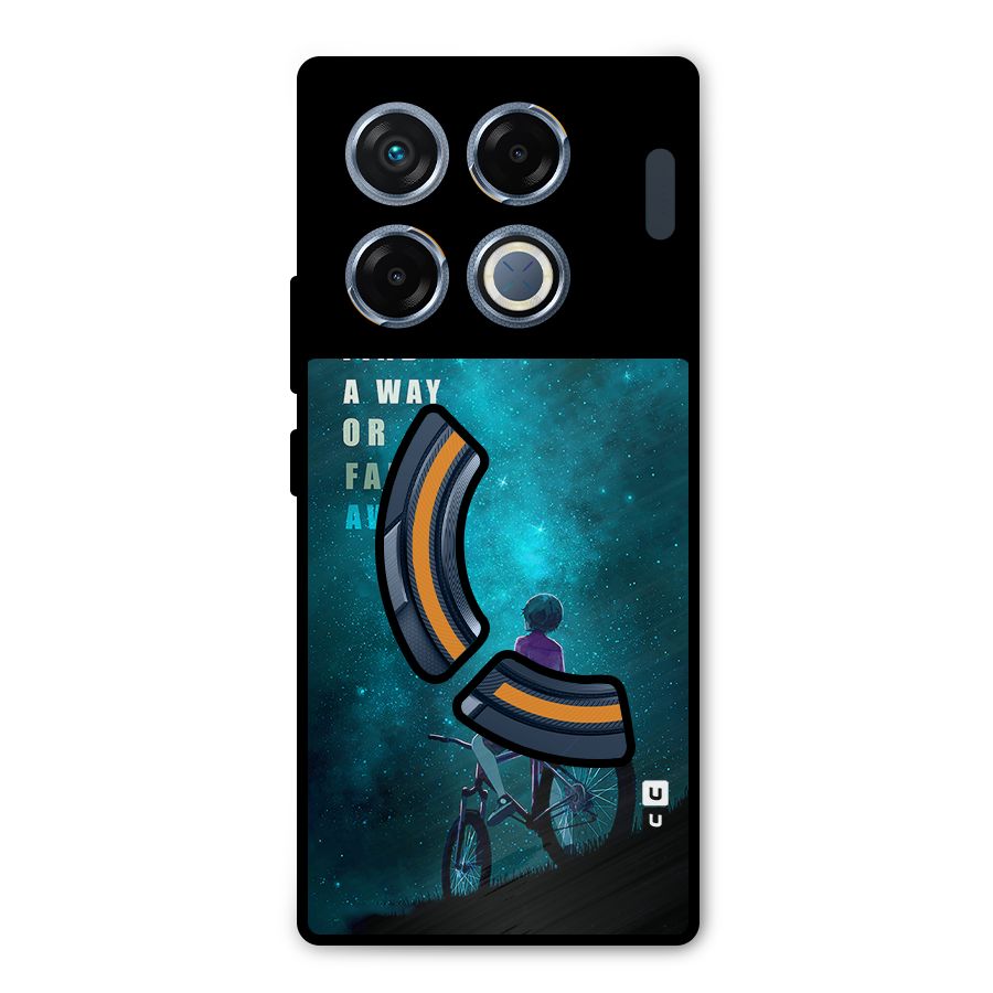 Find Your Way Metal Back Case for Infinix GT 20 Pro