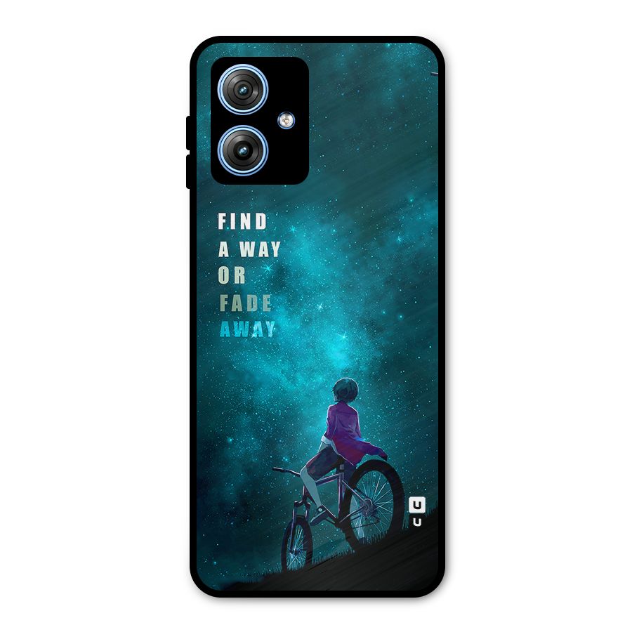 Find Your Way Metal Back Case for Moto G54