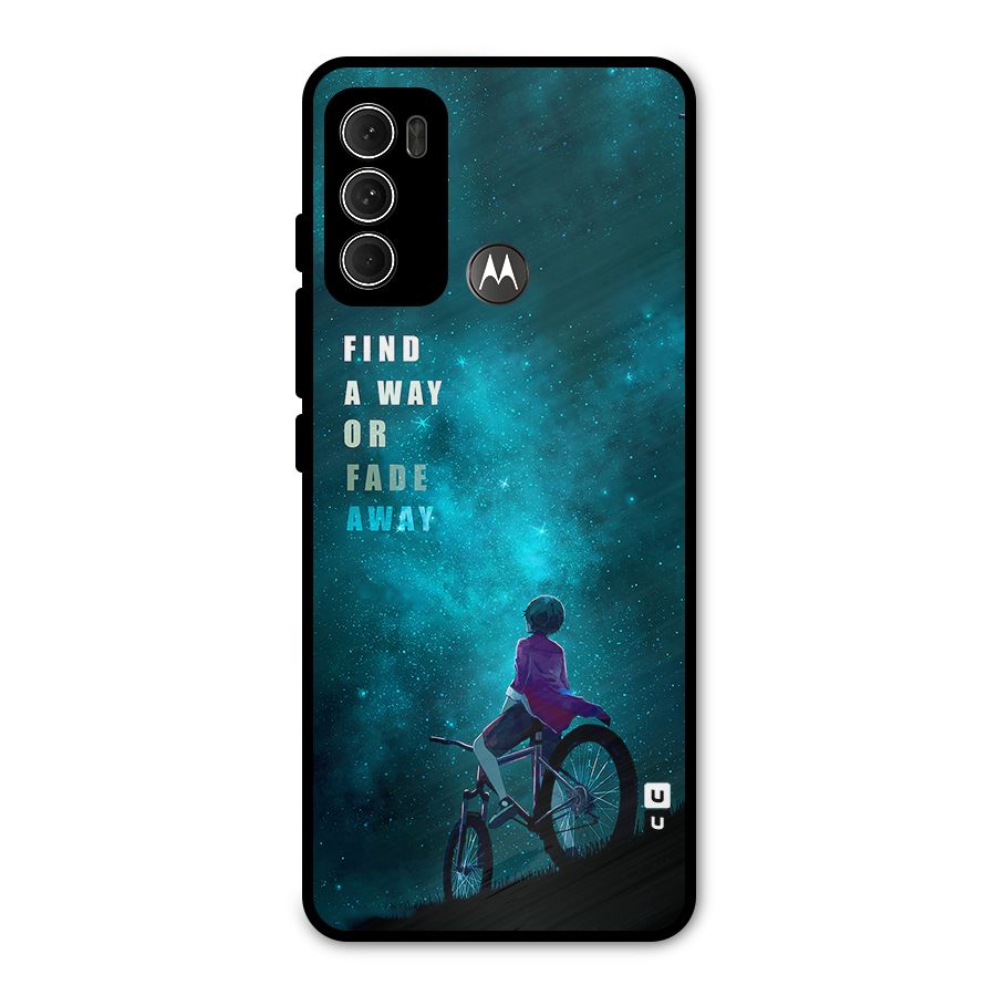 Find Your Way Metal Back Case for Moto G60