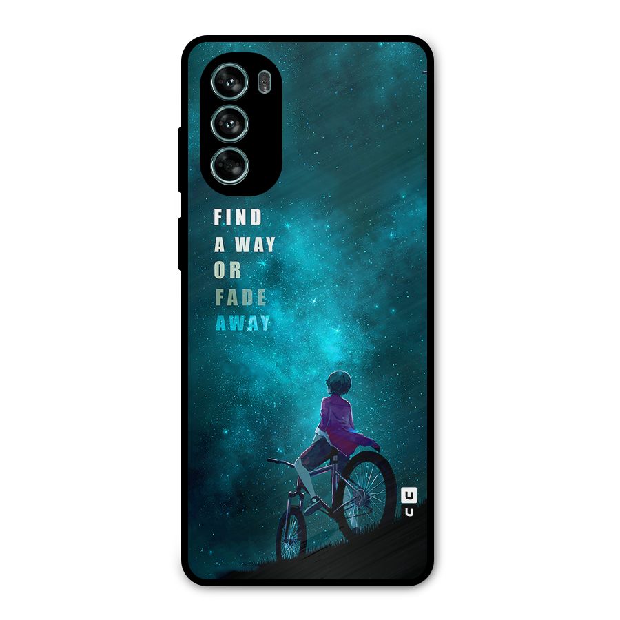 Find Your Way Metal Back Case for Moto G62