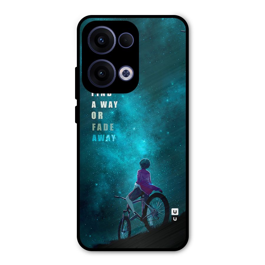 Find Your Way Metal Back Case for Oppo Reno13