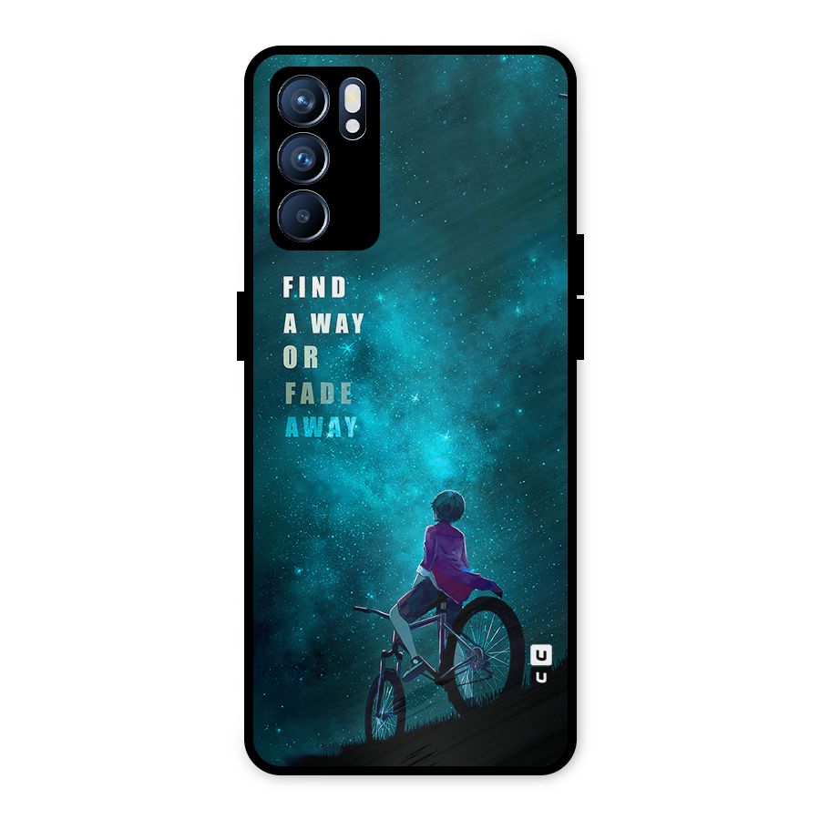 Find Your Way Metal Back Case for Oppo Reno6 5G