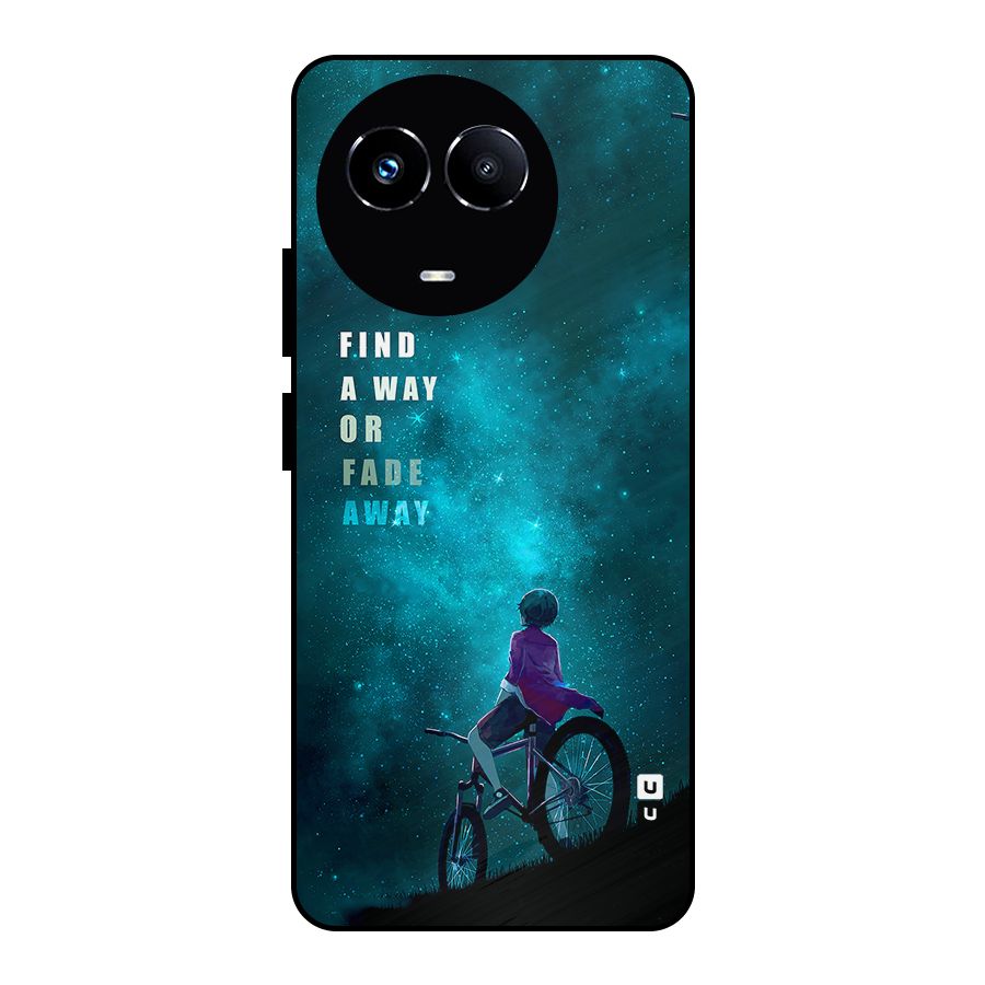 Find Your Way Metal Back Case for Realme 11 5G