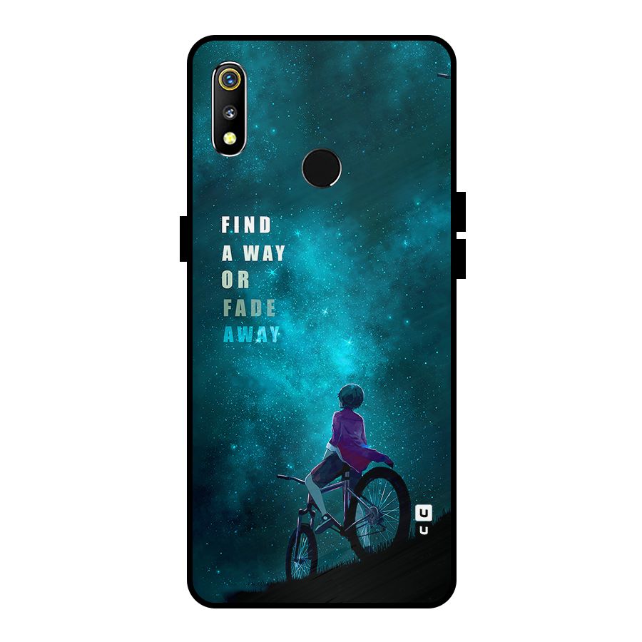 Find Your Way Metal Back Case for Realme 3