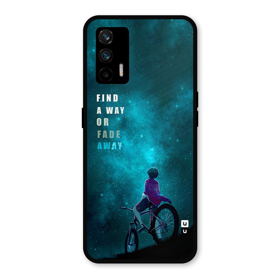 Find Your Way Metal Back Case for Realme X7 Max