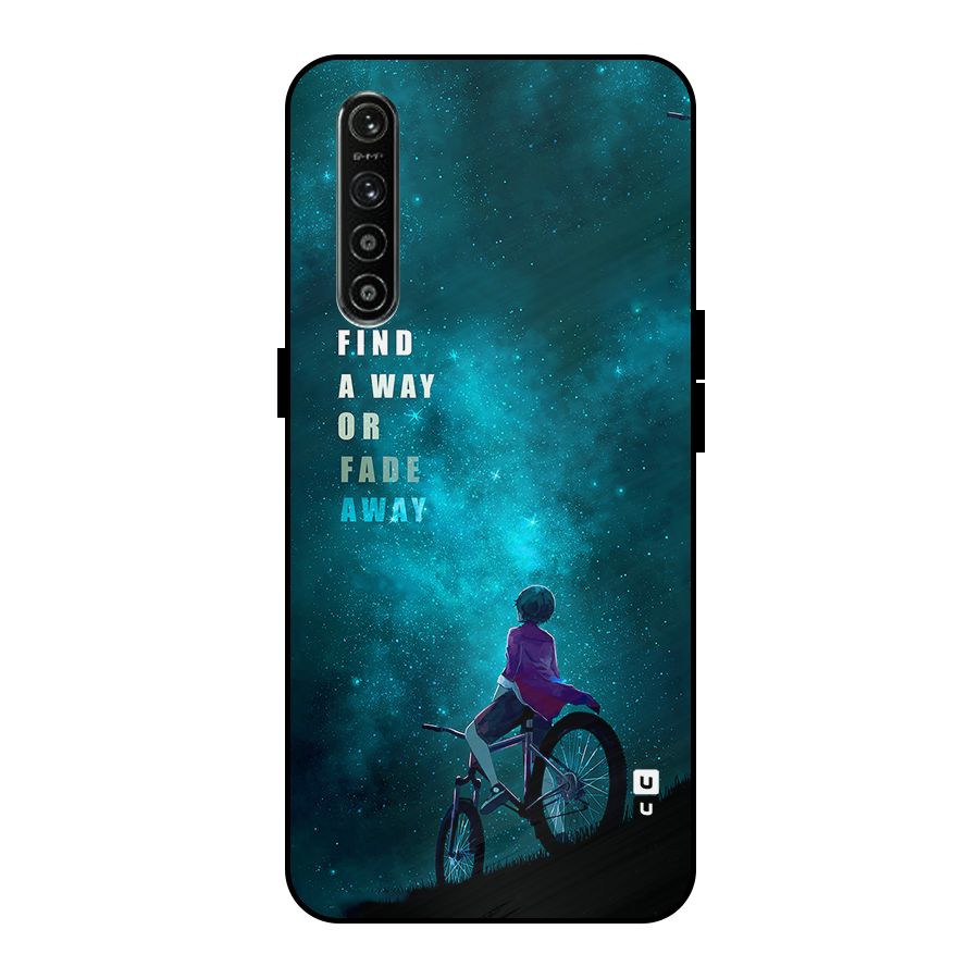Find Your Way Metal Back Case for Realme XT