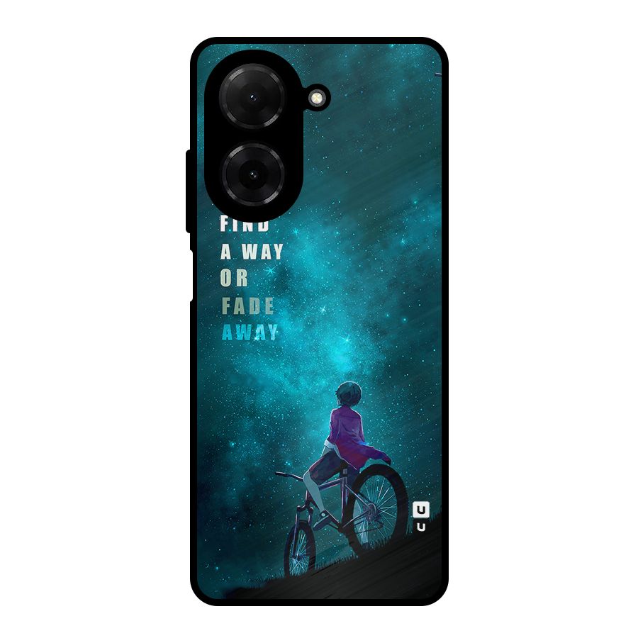 Find Your Way Metal Back Case for Redmi A5 4G