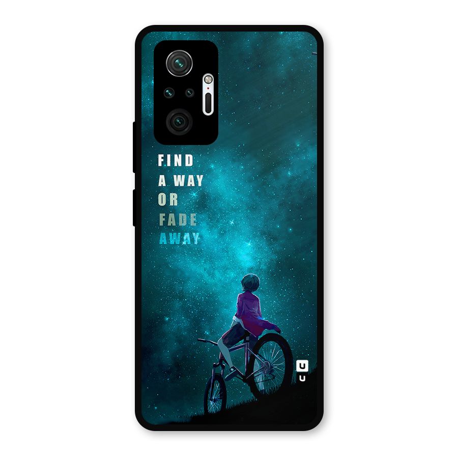 Find Your Way Metal Back Case for Redmi Note 10 Pro