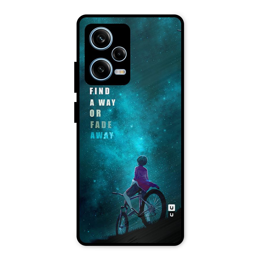 Find Your Way Metal Back Case for Redmi Note 12 Pro