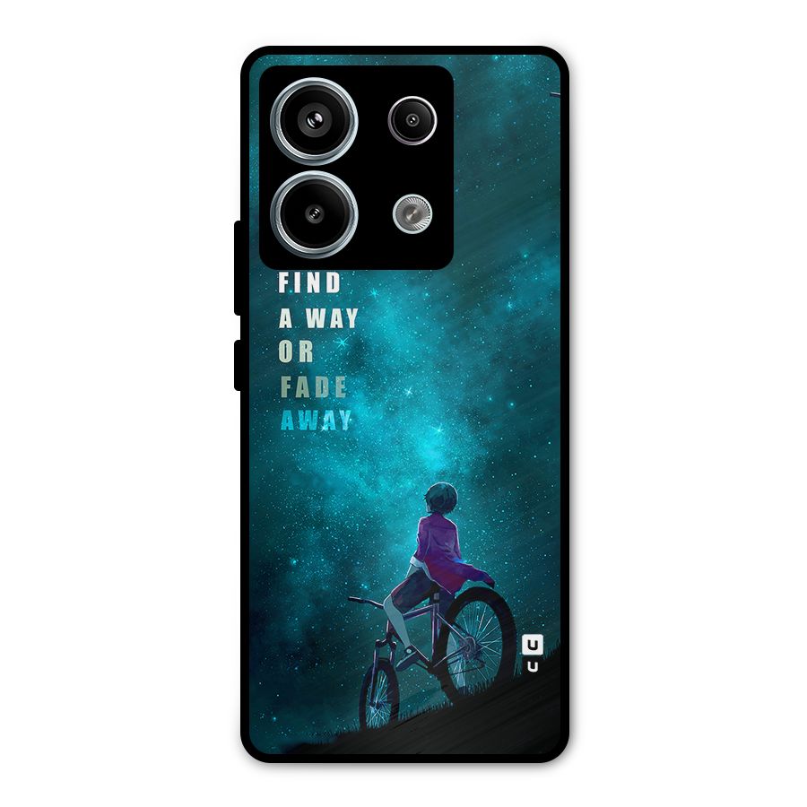 Find Your Way Metal Back Case for Redmi Note 13 Pro 5G