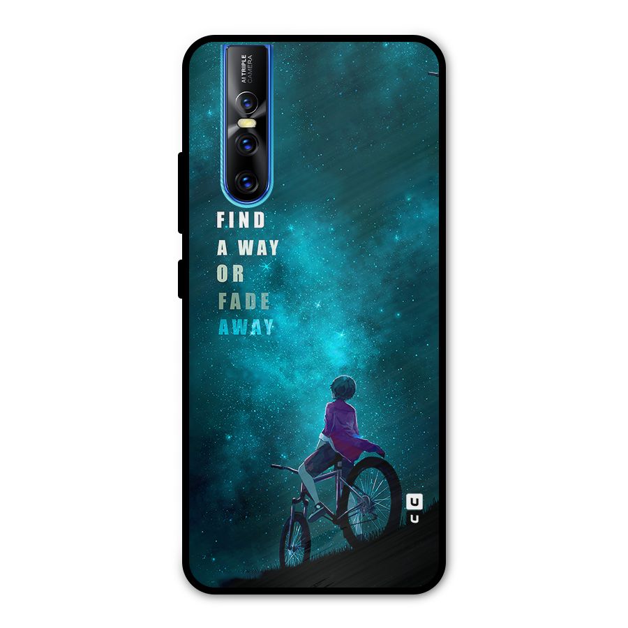 Find Your Way Metal Back Case for Vivo V15 Pro