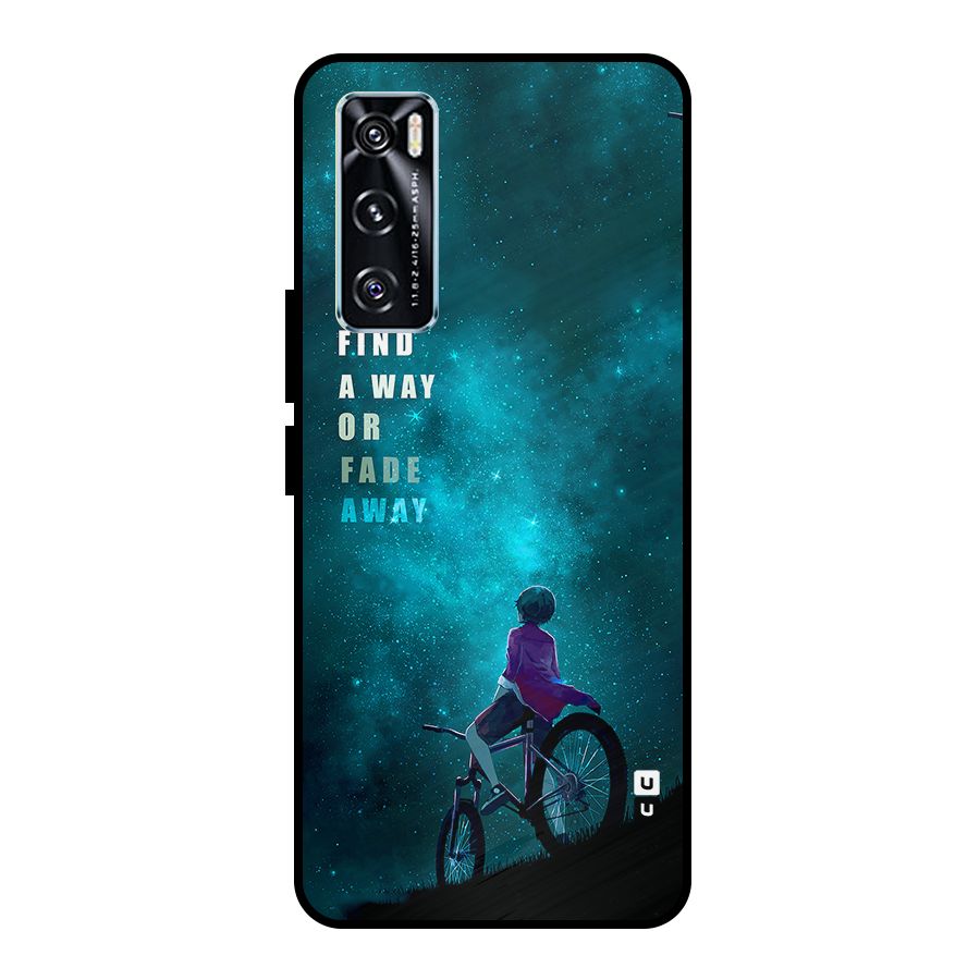 Find Your Way Metal Back Case for Vivo V20 SE