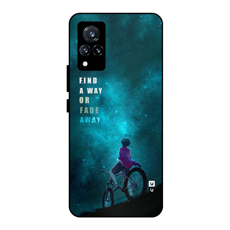 Find Your Way Metal Back Case for Vivo V21 5G