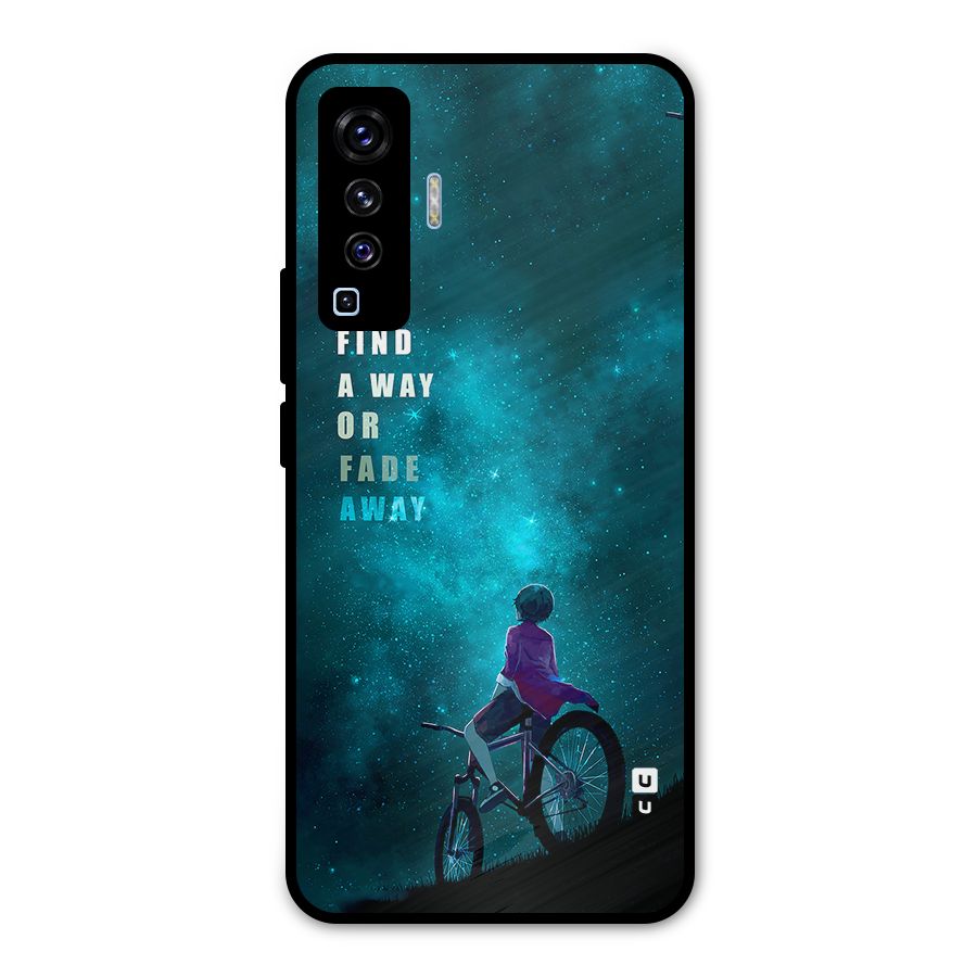 Find Your Way Metal Back Case for Vivo X50